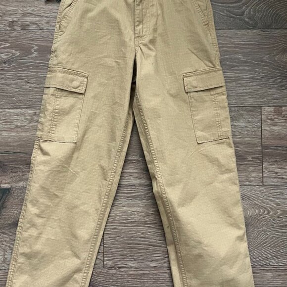 NWT RSQ Tan Beige Loose Leg Cargo Pants Size 12 NEW - Picture 3 of 10